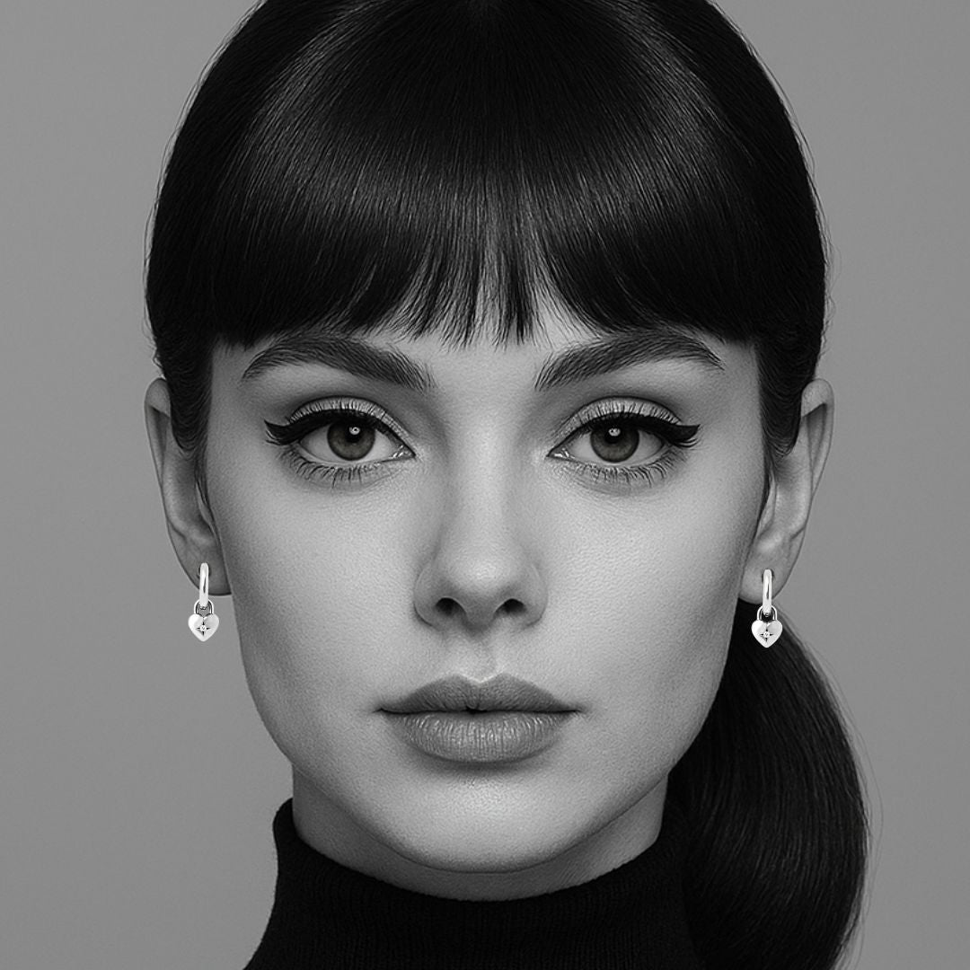 Solana Lock-it Earrings in Silver