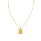 Stay Golden Initial Necklace