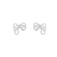 Talia Bow Studs in Sterling Silver