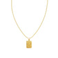 Stay Golden Initial Necklace