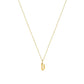 Heiress Gothic Initial Necklace