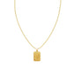 Stay Golden Initial Necklace