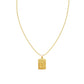 Stay Golden Initial Necklace