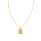 Stay Golden Initial Necklace